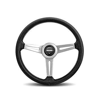 Amazon | モモRET36BK2Sレトロ360 mmレザーステアリングホイール